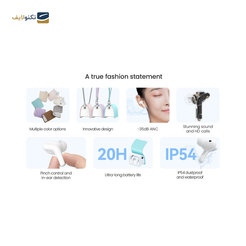 هندزفری بی سیم هایلو مدل Lady Bag - Haylou Lady Bag TWS Earbuds