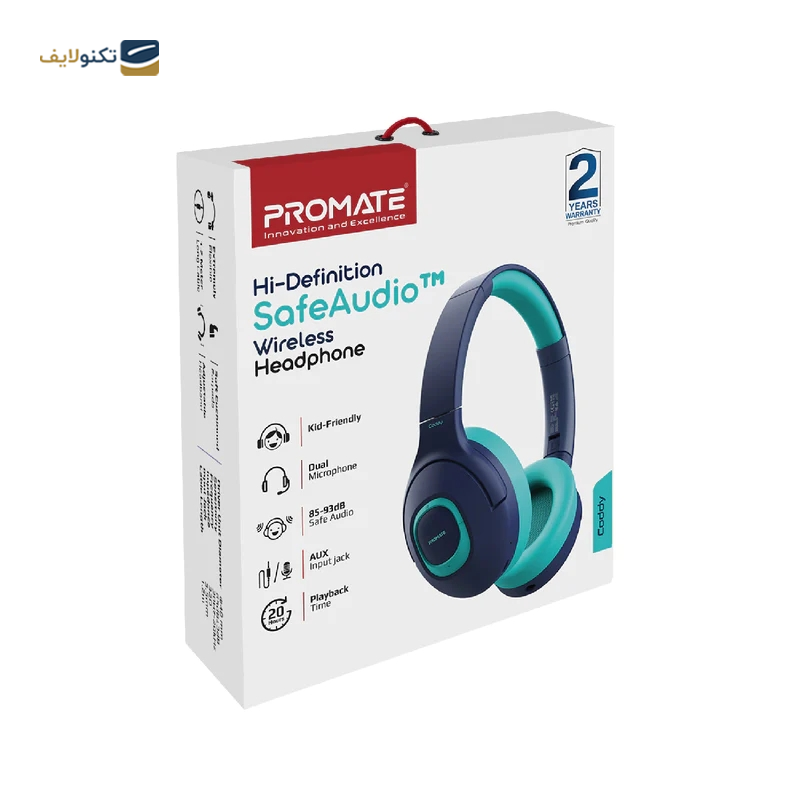 هدفون بی سیم پرومیت مدل Coddy - Promate Coddy wireless headphone