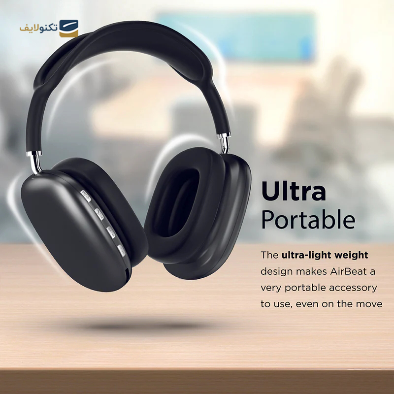 هدفون بی سیم پرومیت مدل AirBeat - Promate AirBeat wireless headphone