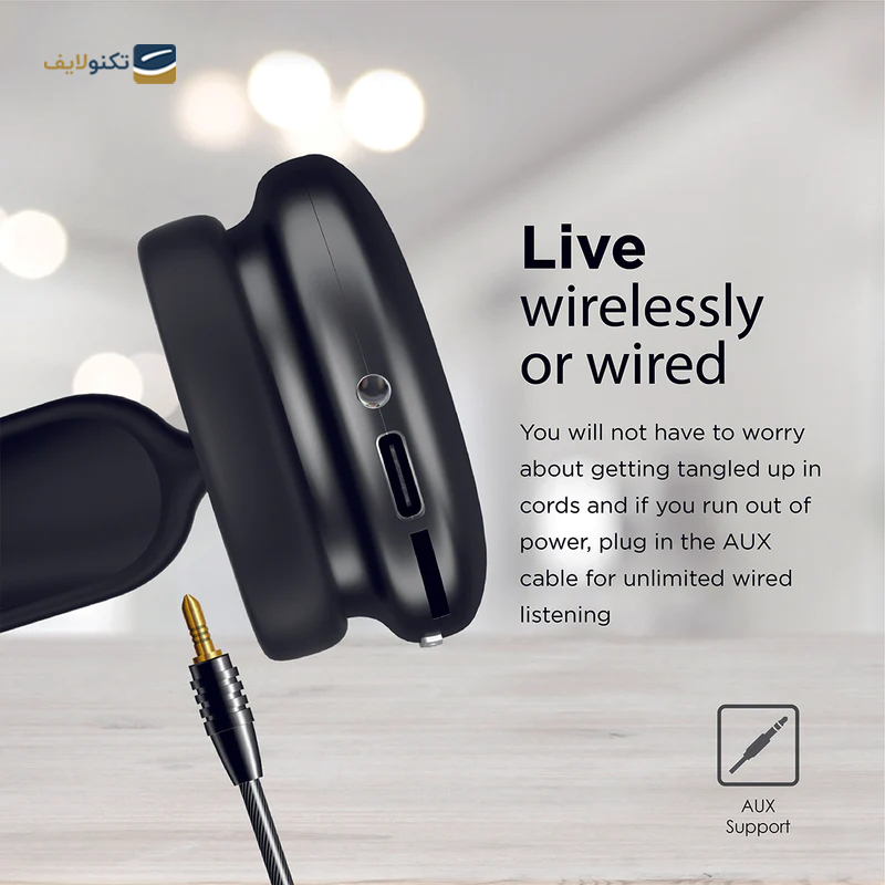 هدفون بی سیم پرومیت مدل AirBeat - Promate AirBeat wireless headphone