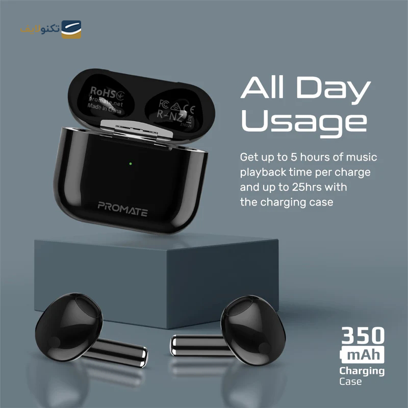 هندزفری بلوتوثی پرومیت مدل FreePods 2 - Promate FreePods 2 Bluetooth Earbuds