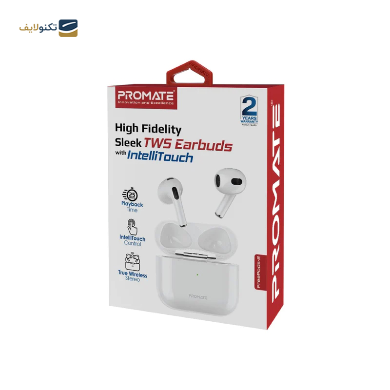 هندزفری بلوتوثی پرومیت مدل FreePods 2 - Promate FreePods 2 Bluetooth Earbuds