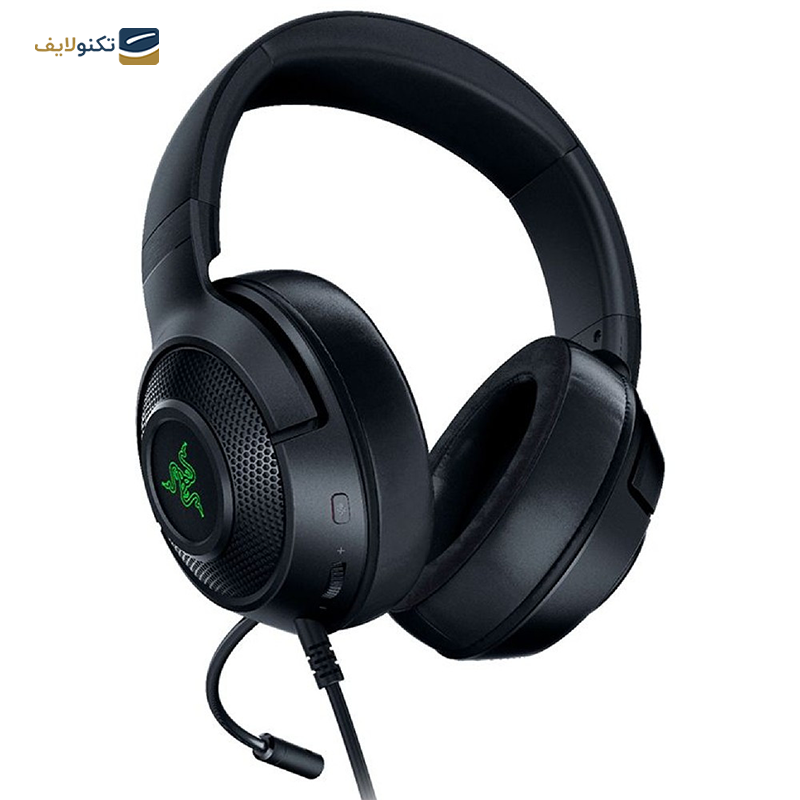 هدفون با سیم گیمینگ ریزر مدل Kraken V3 HyperSense - Razer Kraken V3 HyperSense Razer Headset