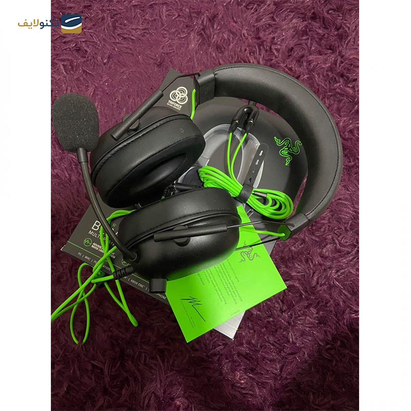 هدفون با سیم گیمینگ ریزر مدل BlackShark V2 X - BlackShark V2 X Razer Headset