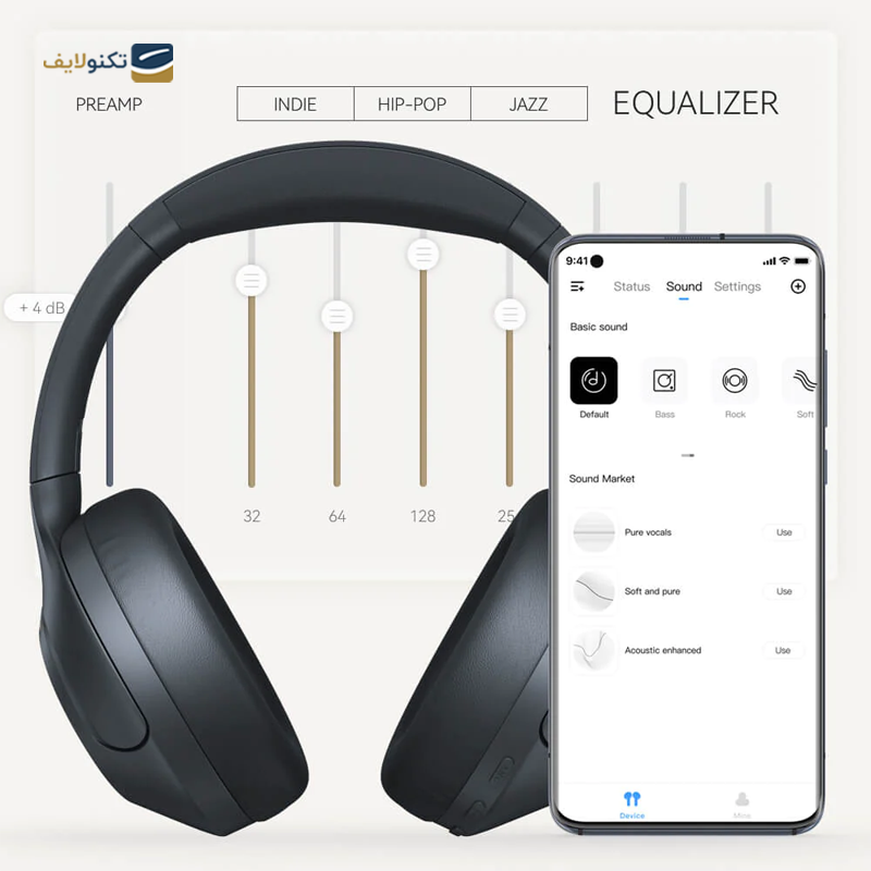 هدفون بی سیم هایلو مدل S35 ANC - Wireless Haylou headphone S35 ANC