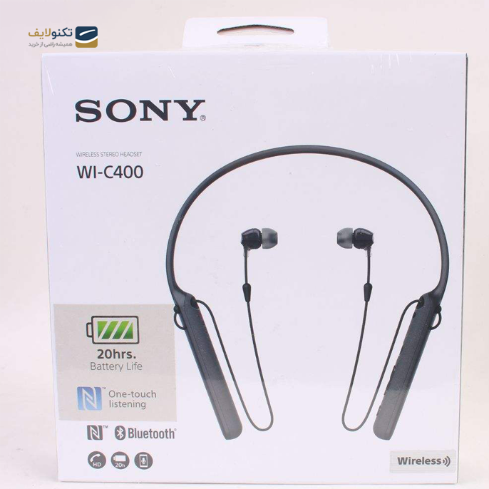 هدفون بی‌سیم سونی مدل Sony WI-C400 - Sony Sony WI-C400 Wireless Headphones