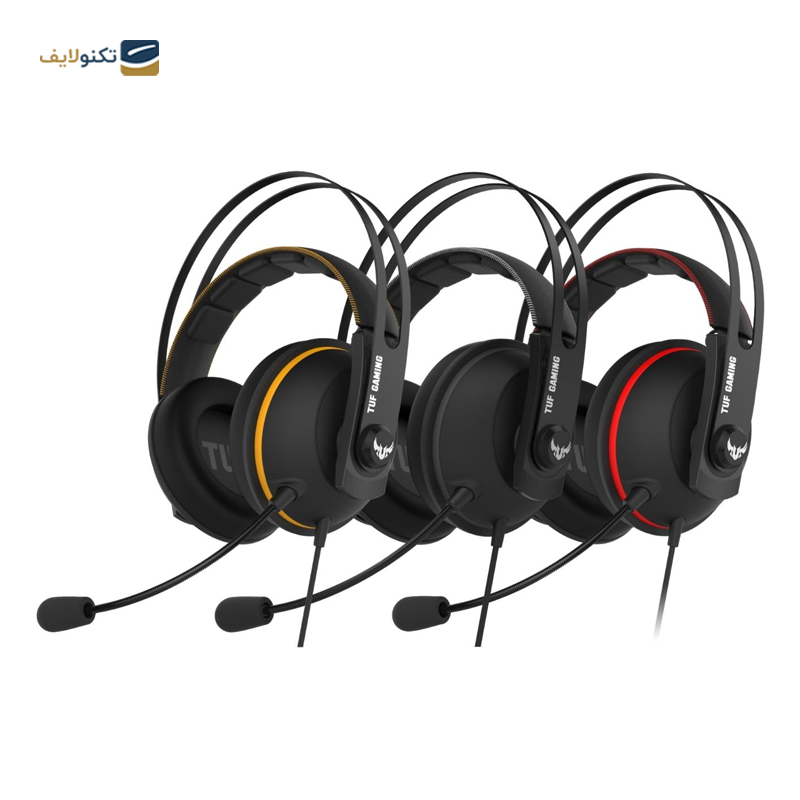 هدفون گیمینگ با سیم ایسوس مدل TUF Gaming H7  - Asus TUF Gaming H7 Gaming Headset