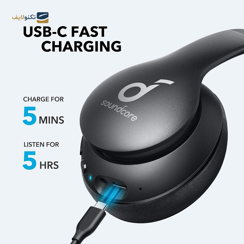 هدفون بی سیم انکر مدل Soundcore Life 2 Neo A3033 - Anker Soundcore Life 2 Neo A3033 wireless headphone