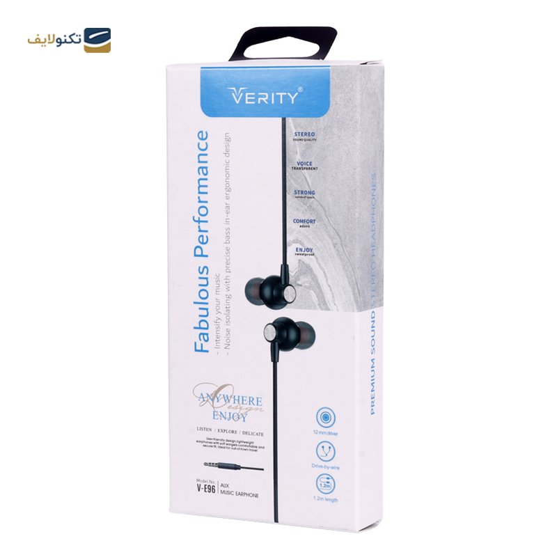 هندزفری سیمی وریتی مدل V-E96 - Verity V-E96 Handsfree