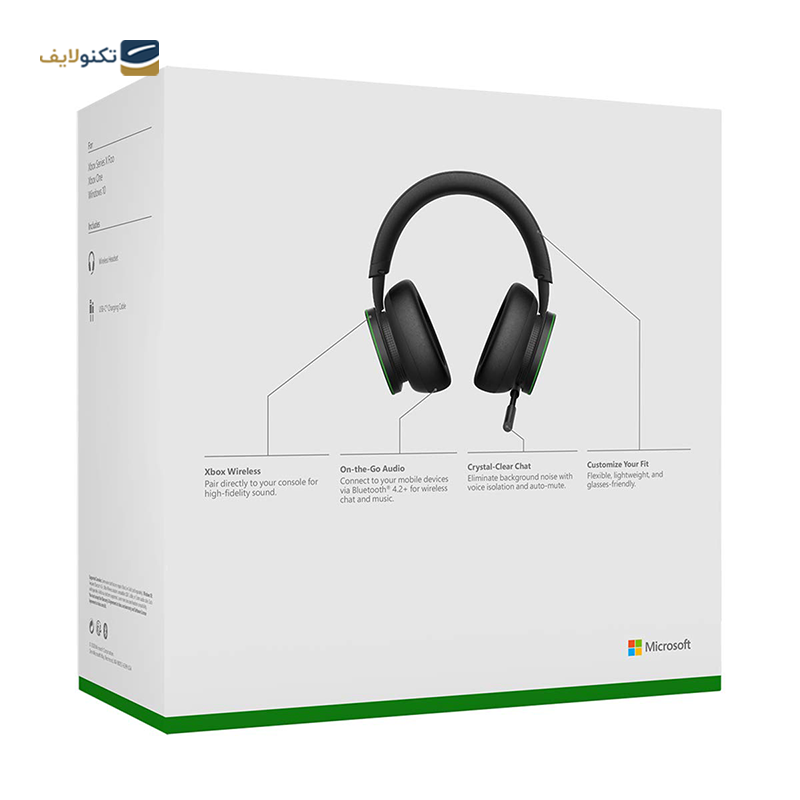 هدفون گیمینگ مایکروسافت مدل Xbox Wireless  - Microsoft Xbox Wireless Headset