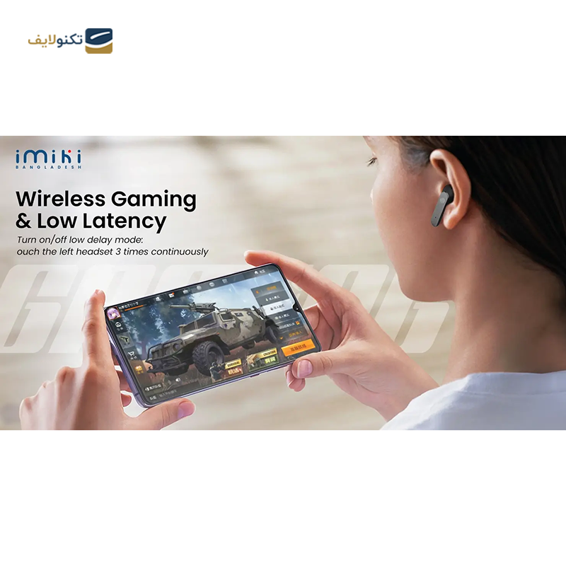 هندزفری بلوتوثی ایمیلب مدل IMIKI MT1 TWS - IMILAB IMIKI MT1 True Wireless Bluetooth Earbuds