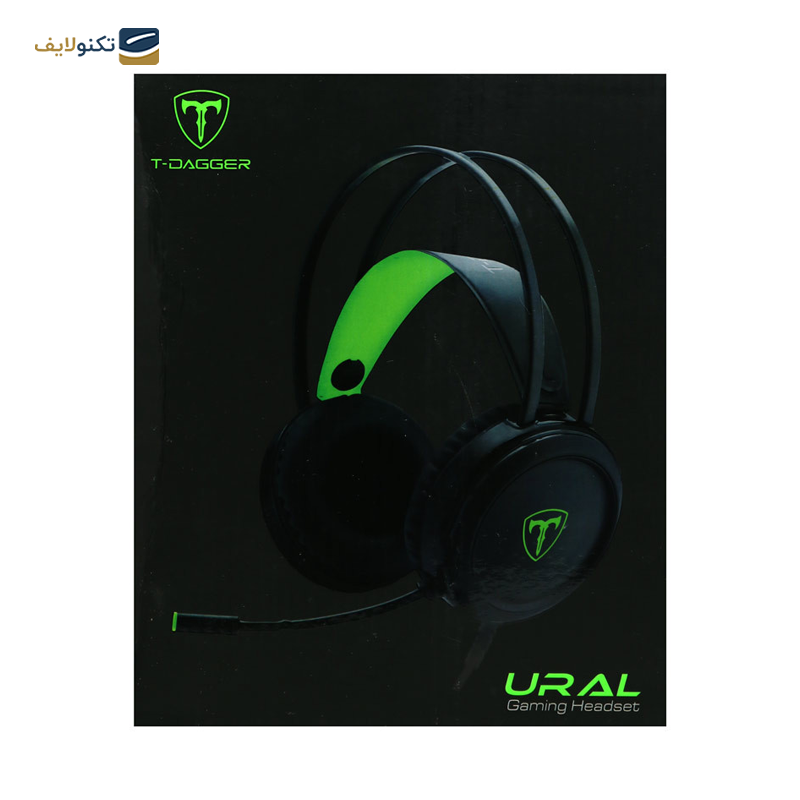 هدفون گیمینگ تی دگر مدل Ural T-RGH202 - T-DAGGER Ural T-RGH202 Gaming Headphone