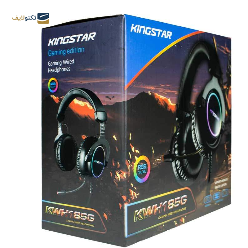 هدفون گیمینگ کینگ استار مدل KWH185G - King Star KWH185G Gaming headphone