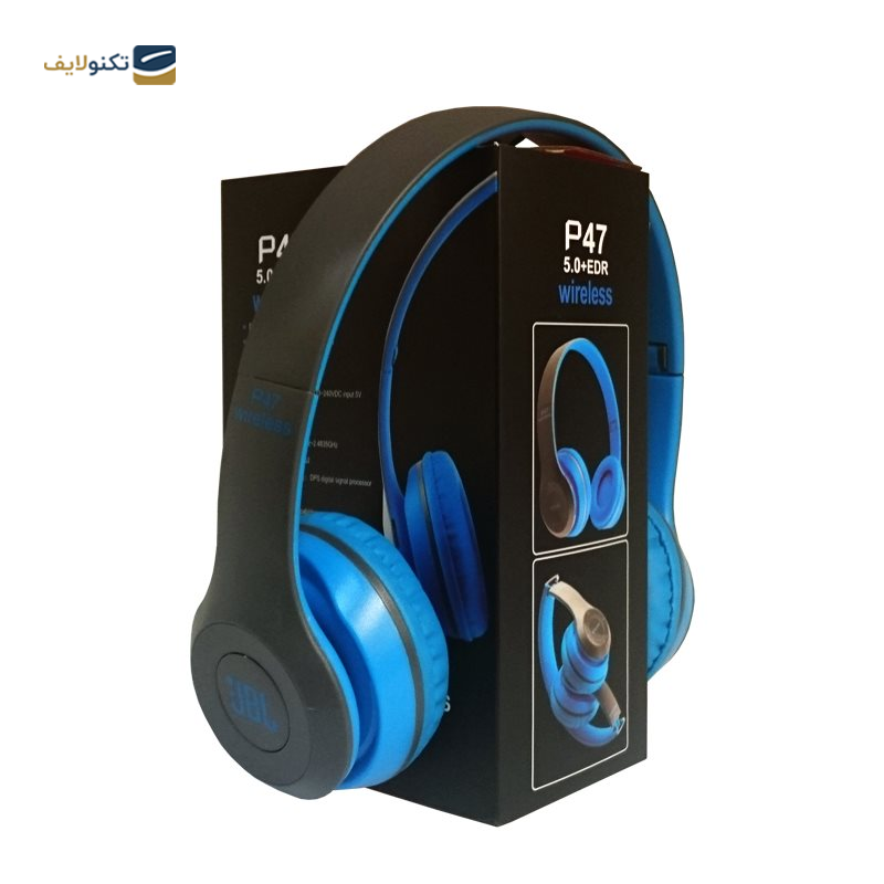 هدفون بلوتوثی مدل P47 - P47 Bluetooth headphone