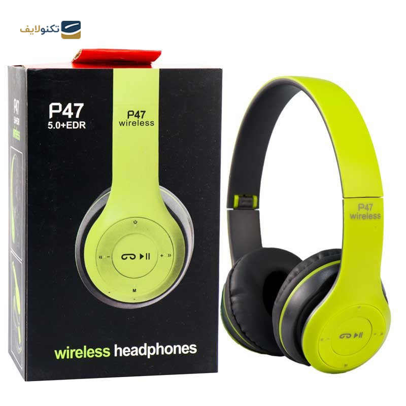 هدفون بلوتوثی مدل P47 - P47 Bluetooth headphone