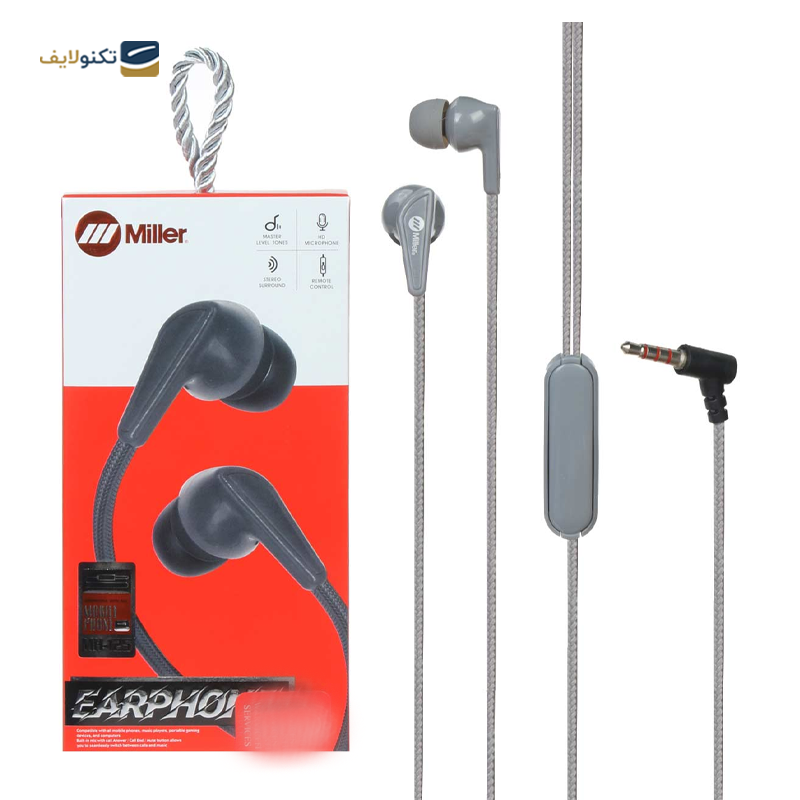 هندزفری سیمی میلر مدل MH-125 - Miller MH-125 Handsfree