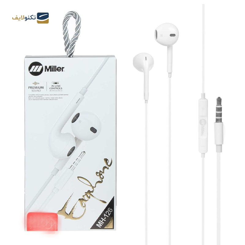 هندزفری سیمی میلر مدل MH-126 - Miller MH-126 Handsfree