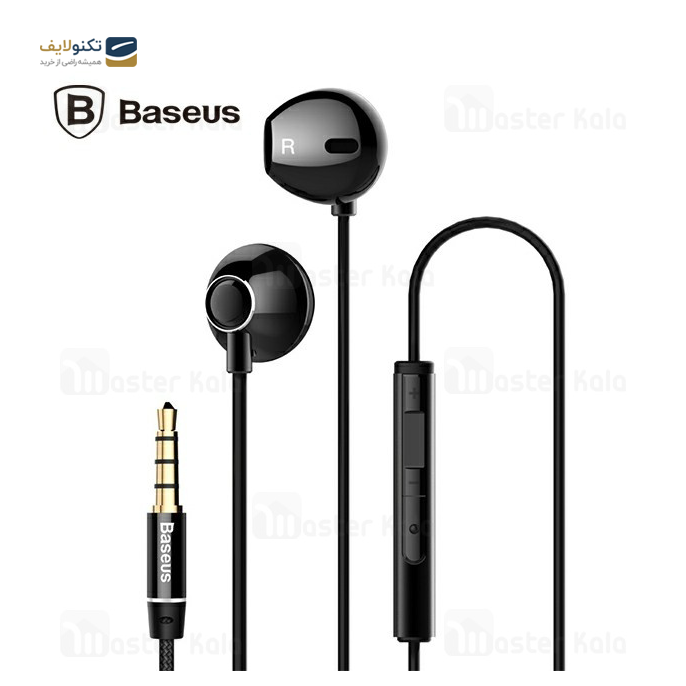  هندزفری سیمی باسئوس Baseus Encok H06 Lateral in-ear Wired Earphone NGH06-01 - Baseus Encok H06 Lateral in-ear Wired Earphone NGH06-01