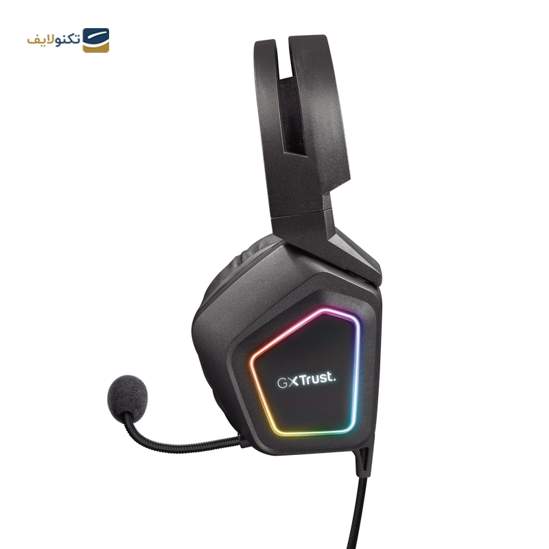 هدفون گیمینگ تراست مدل GXT 450 Blizz RGB - Trust GXT 450 Blizz RGB Gaming Headphone