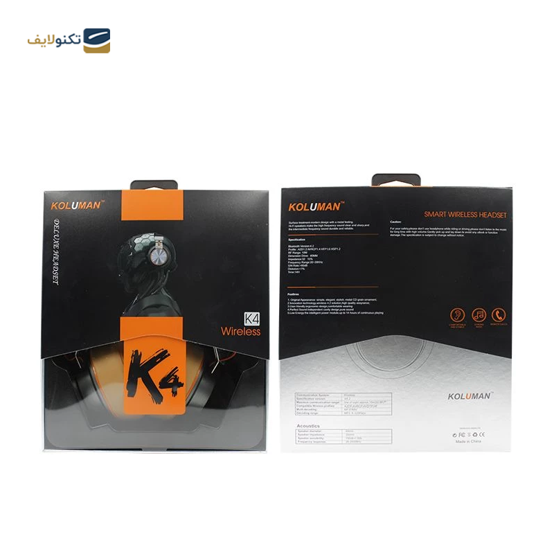 هدفون بی سیم کلومن مدل K4 - Koluman K4 headphone