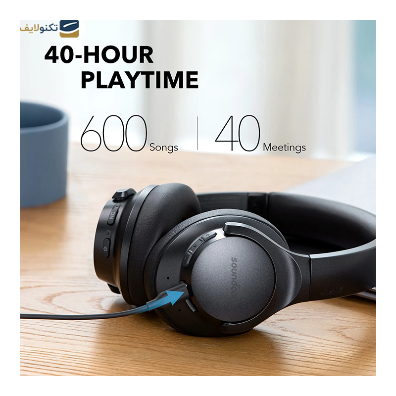 هدفون بی سیم انکر مدل SoundCore Life Q20 Plus - Anker SoundCore Life Q20 Plus A3045 Wireless Headphone