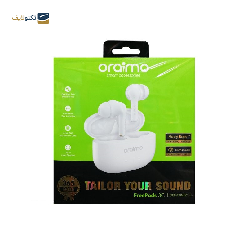 هندزفری بلوتوثی اورایمو مدل Freepods 3C OEB-104DC - Oraimo Freepods 3C OEB-104DC Bluetooth TWS Handsfree