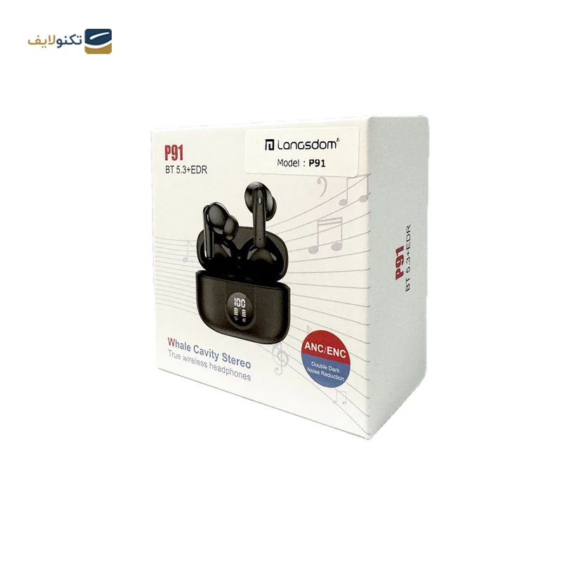 هندزفری بلوتوثی لانگسدوم مدل P91 - Langsdom P91 Bluetooth Earbuds