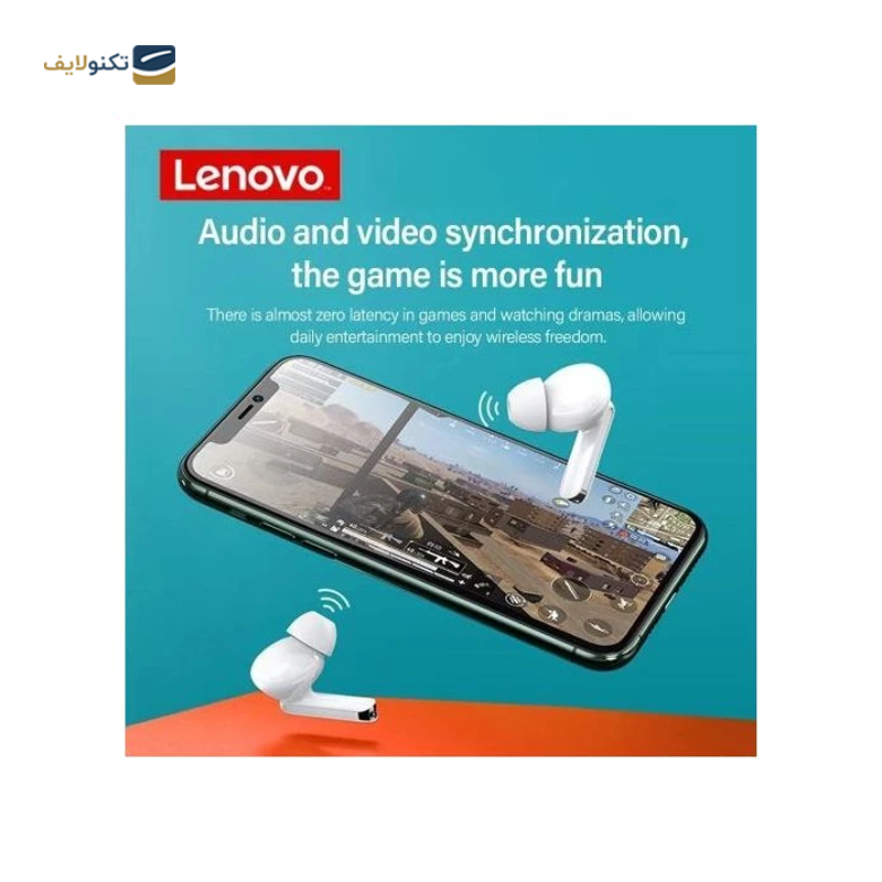 هندزفری بلوتوثی لنوو مدل ThinkPlus Livepods XT90 - Lenovo ThinkPlus Livepods XT90 bluetooth Earbuds