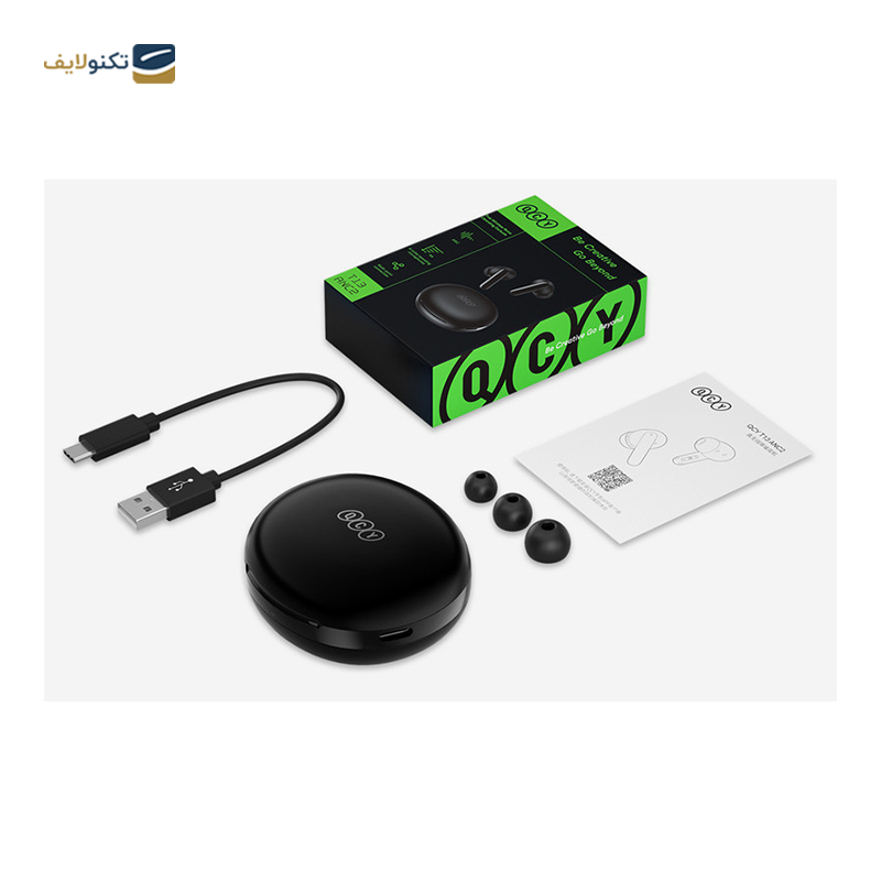 هندزفری بلوتوثی کیو سی وای مدل T13 ANC 2 - QCY T13 ANC 2 Bluetooth Earphones