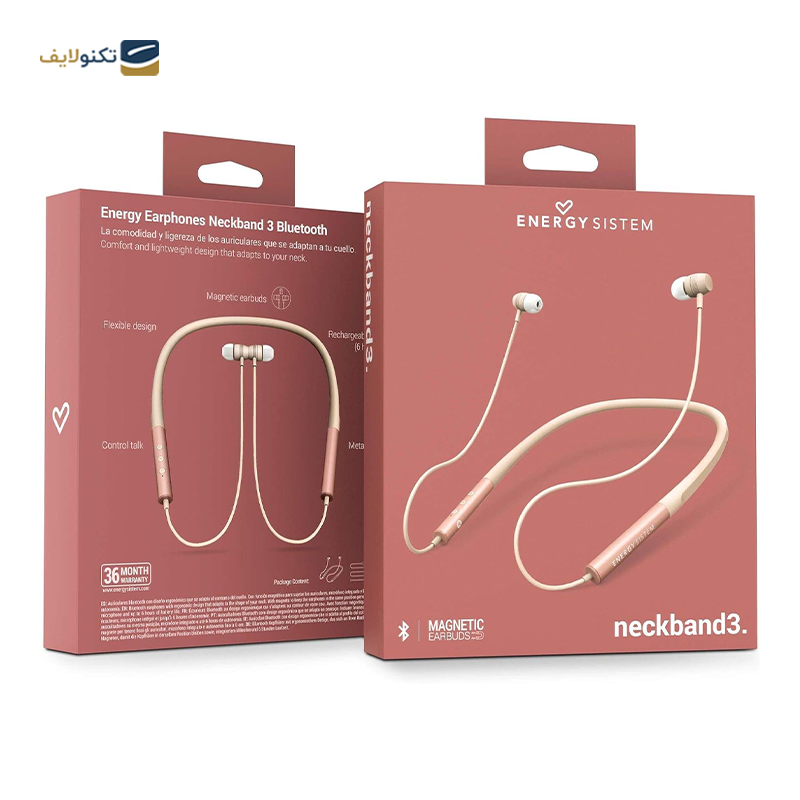 هندزفری بلوتوثی انرژی سیستم مدل Neckband 3 - Energy Sistem Neckband 3 Bluetooth Handsfree