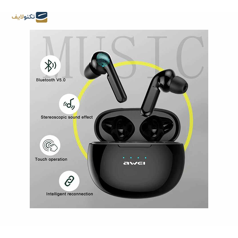 هندزفری بلوتوثی اوی مدل T15 - Awei T15 Bluetooth Earbuds