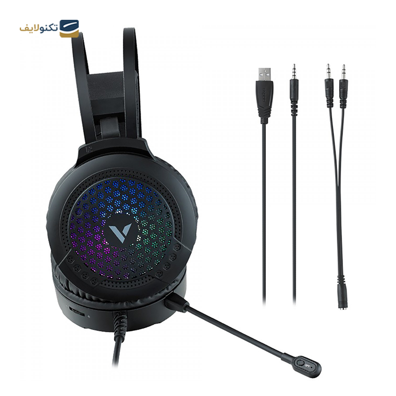 هدست گیمینگ رپو مدل VH120 - Rapoo VH120 Gaming Wired Headset