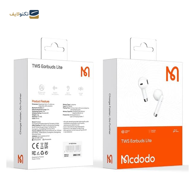 هندزفری بلوتوثی مک دودو مدل LT-26  - Mcdodo HP-8030 bluetooth Earbuds