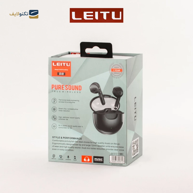 هندزفری بلوتوثی لیتو مدل LT-22 - Leitu LT-22 Bluetooth Earbuds