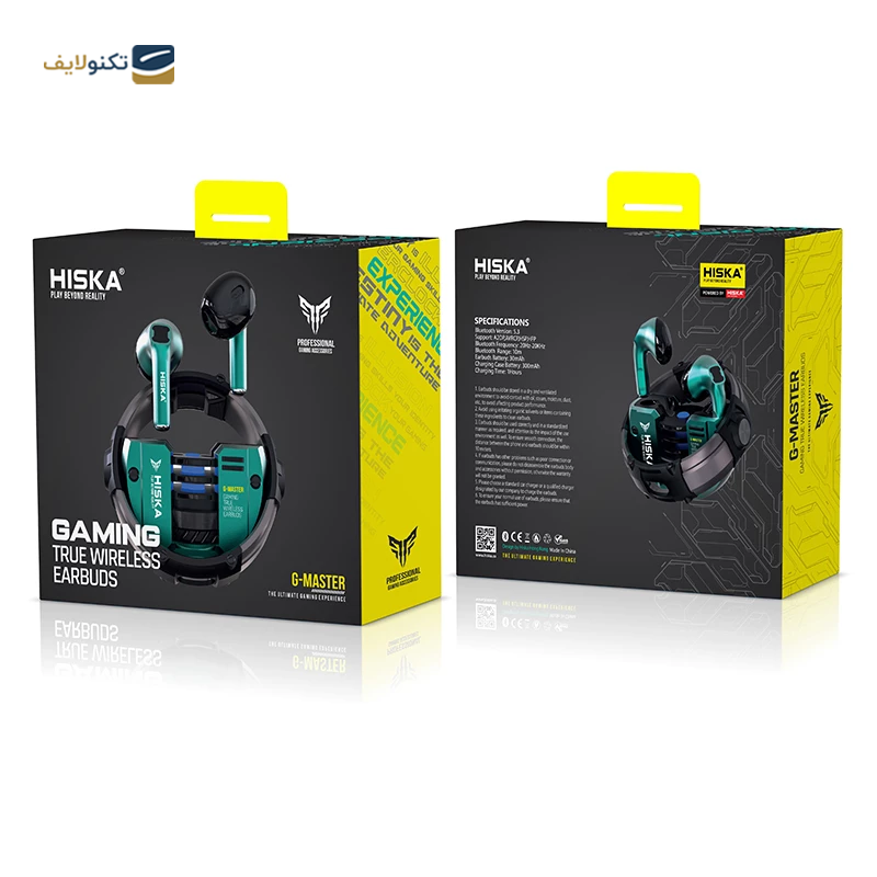 هندزفری بلوتوثی هیسکا مدل G-MASTER - Hiska G-MASTER Bluetooth Earbuds