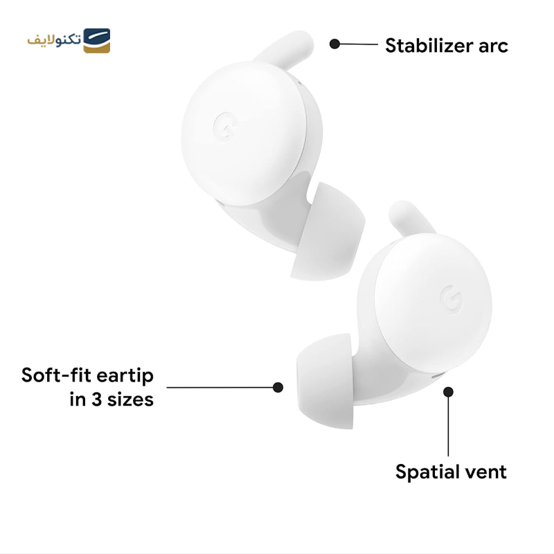 هندزفری بلوتوثی گوگل مدل Pixel Buds A-Series - Google Pixel Buds A-Series Bluetooth Earbuds