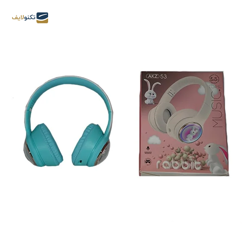 هدفون بی سیم مدل AKZ-53 rabbit - AKZ-53 rabbit Wireless headphones