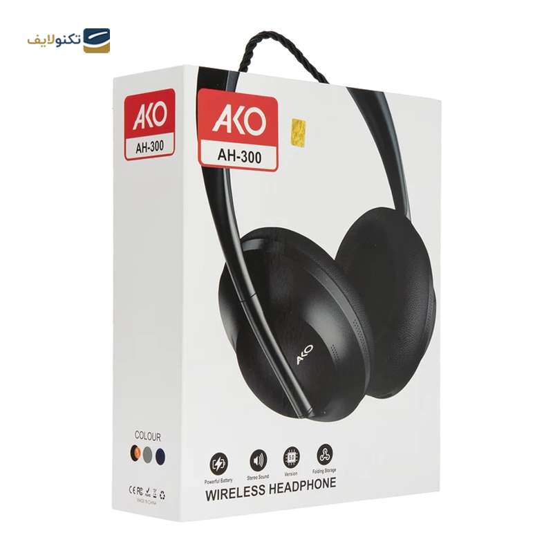 هدفون بی سیم آکو مدل AH-300 - ACO AH-300 Wirless Headphone