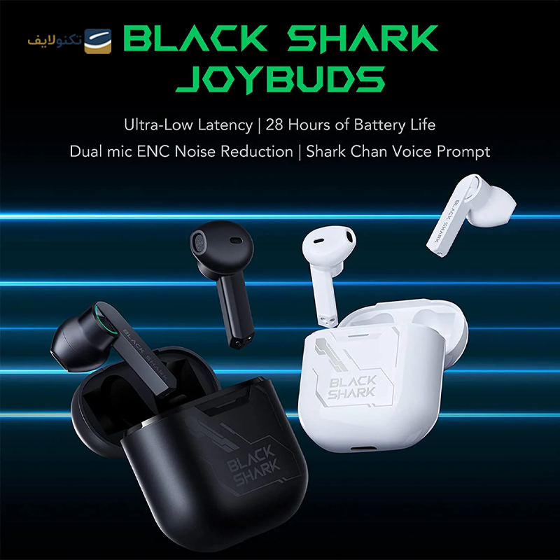 هندزفری بلوتوثی بلک شارک مدل JoyBuds - Black Shark JoyBuds bluetooth Earbuds