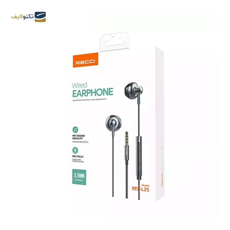 هندزفری سیمی رسی مدل REP-L25 - Recci REP-L25 Handsfree