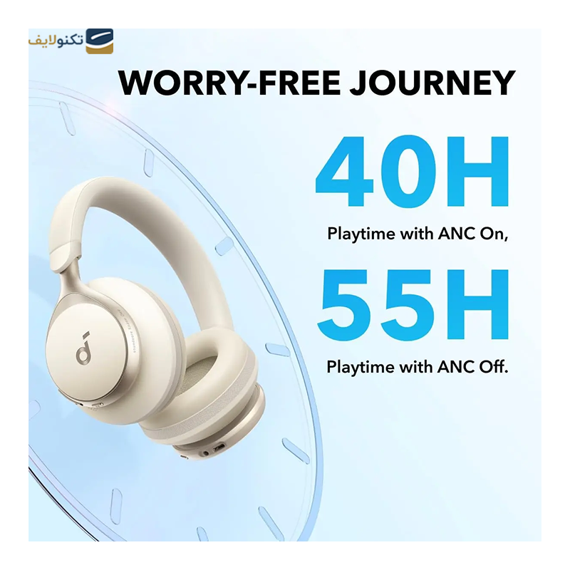 هدفون بی سیم انکر مدل Soundcore Space One A3035 - Anker Soundcore Space One A3035 Wireless Headphone