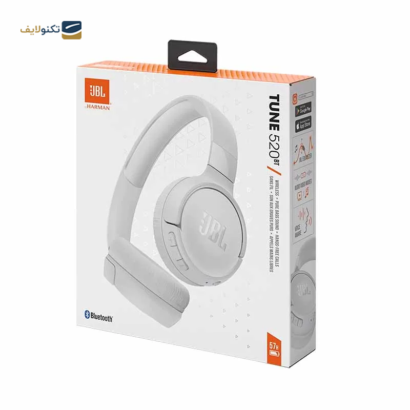 هدفون بی سیم جی بی ال مدل Tune 520BT - JBL Tune 520BT Wireless headphone