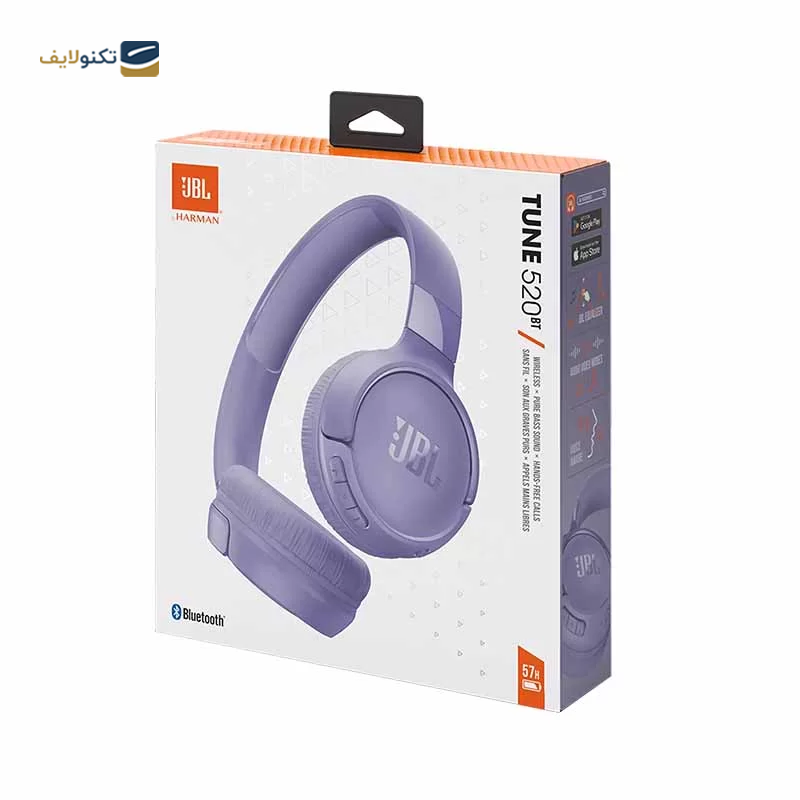 هدفون بی سیم جی بی ال مدل Tune 520BT - JBL Tune 520BT Wireless headphone