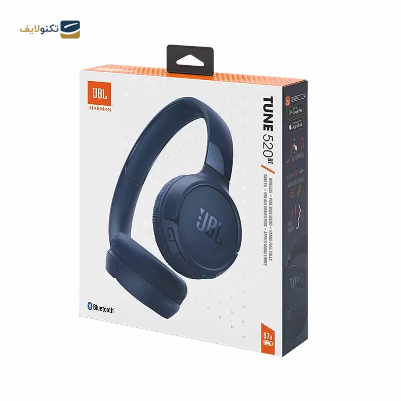 هدفون بی سیم جی بی ال مدل Tune 520BT - JBL Tune 520BT Wireless headphone