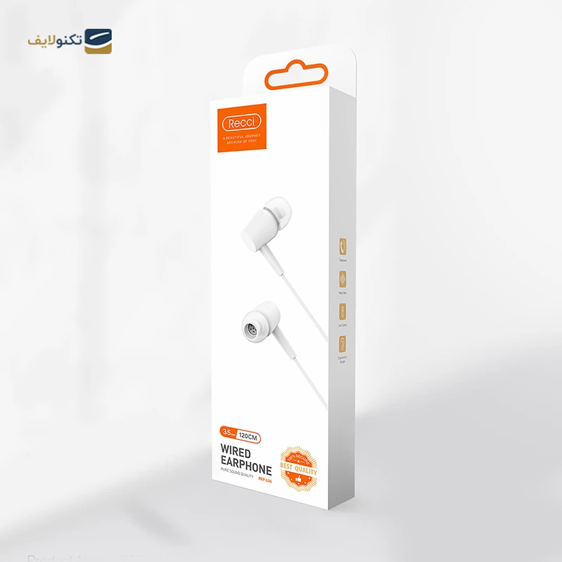 هندزفری سیمی رسی مدل REP-L06 - Recci REP-L06 wired handsfree