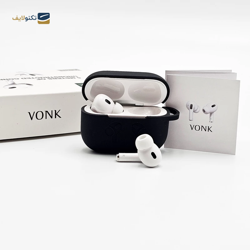 هندزفری بلوتوثی وونک مدل AirPods Pro 2nd به همراه کاور کیس - Vonk AirPods Pro 2nd Bluetooth Earbuds