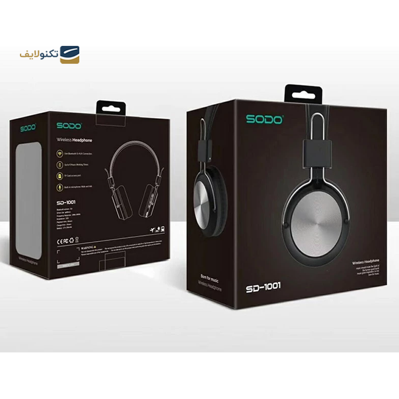 هدفون بی سیم سودو مدل SD-1001 - Sodo SD-1001 Wireless Headphone