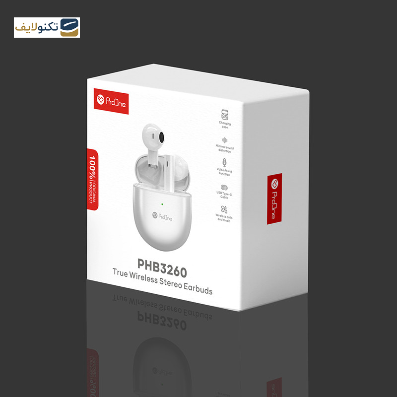 هندزفری بلوتوثی پرووان مدل PHB3260 - ProOne PHB3260 True Wireless Stereo Earbusds