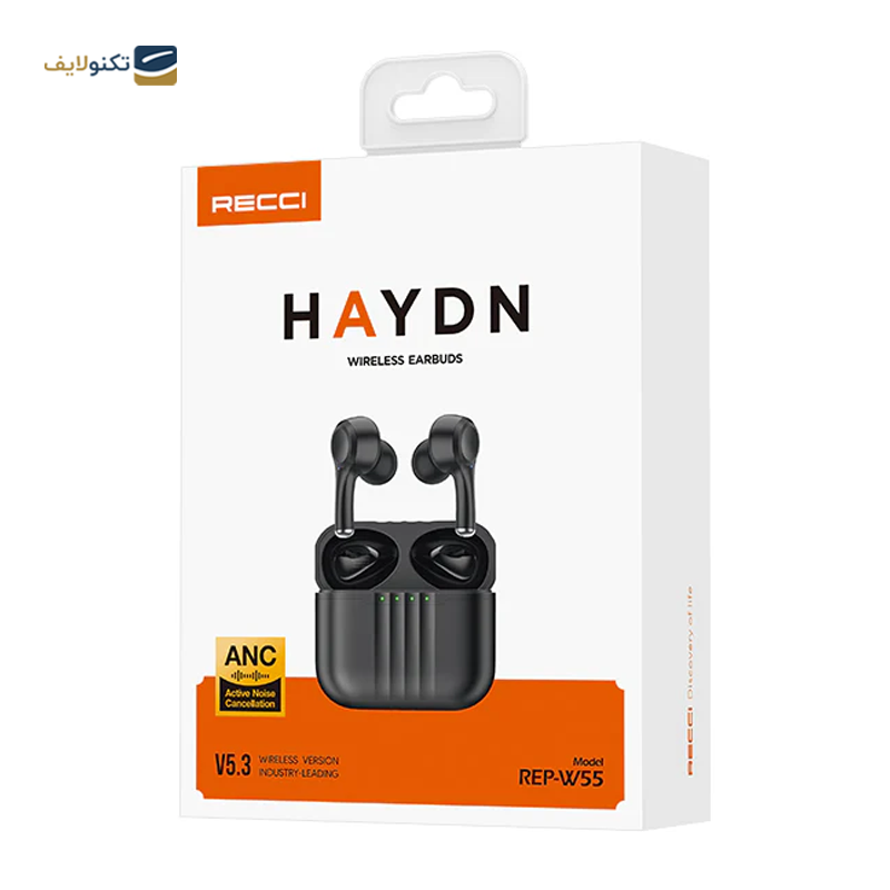 هندزفری بلوتوثی رسی مدل REP-W55 - Recci REP-W55 bluetooth Earbuds