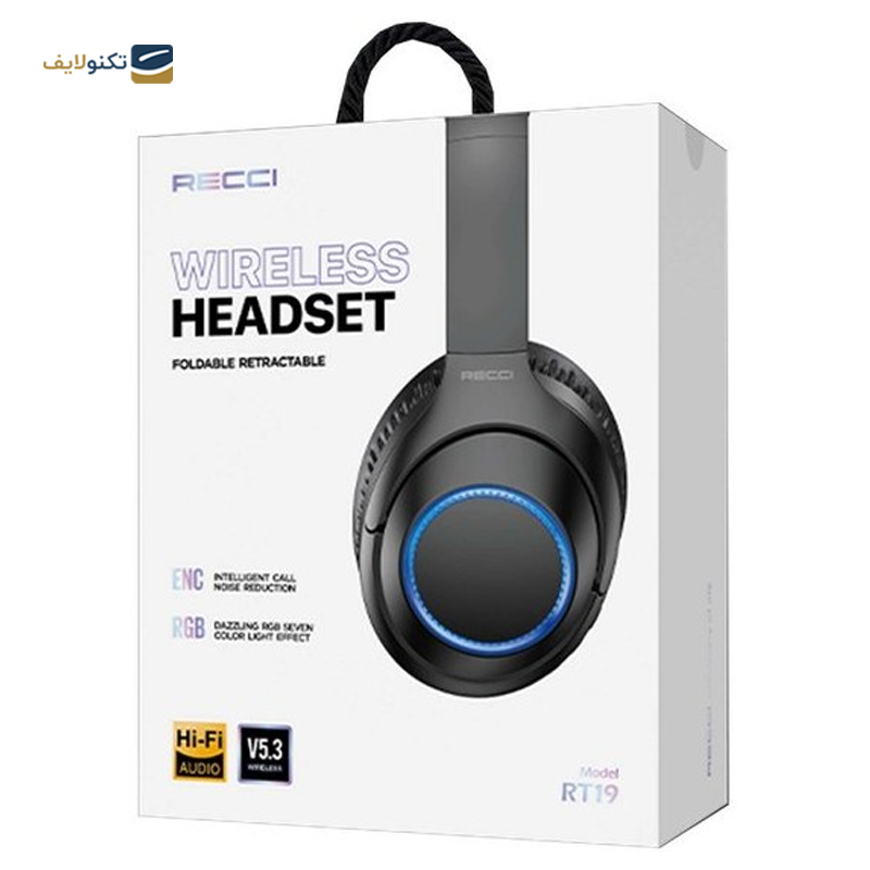 هدست بی سیم رسی مدل RT19 - Recci RT19 Wireless Headset